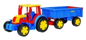 Gigant traktor z przyczepą