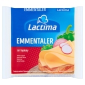 Lactima Ser topiony w plasterkach Emmentaler 130 g (8 x 16,25 g)
