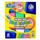 Astra Modelina pastelowa 12 kolorów