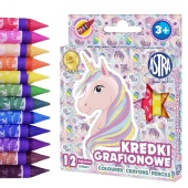 Astra Kaolin Clay Crayons Unicorn Kredki z gliki kaolinowej 12 kolorów