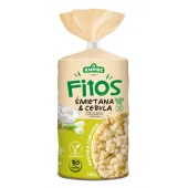 Kupiec Fitos wafle kukurydzane o smaku śmietanowo-cebulowym 120g