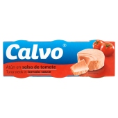 Calvo Kawałki tuńczyka w sosie pomidorowym 3 x 80 g